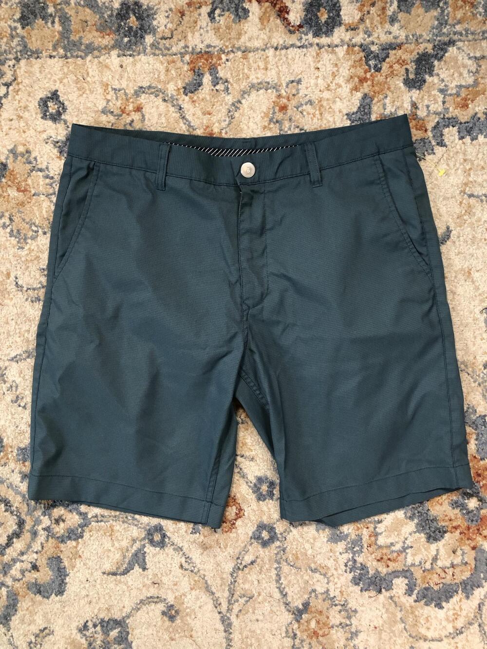 Bonobos Golf Shorts Mens 34 Green Performance Stretch Chino 10 Inseam Casual